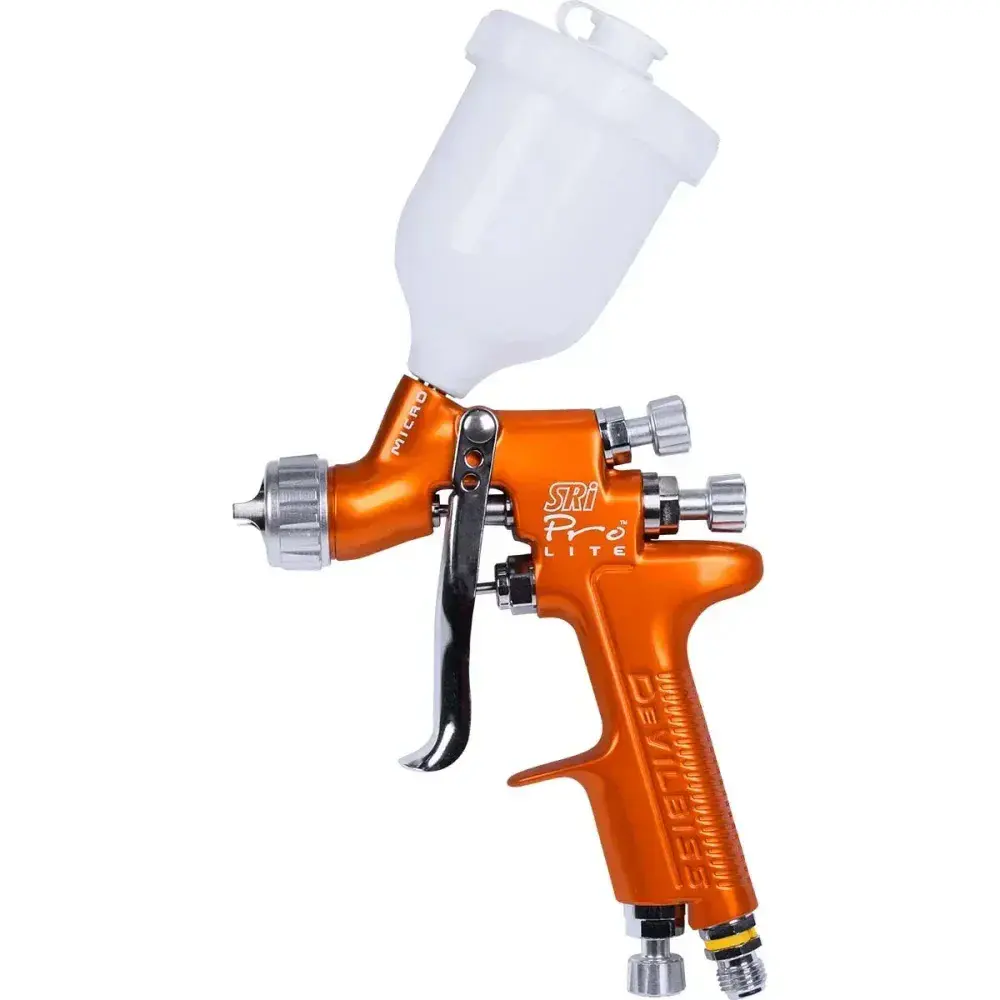 Pistola para pintura de pressão retoque 1,0MM 29PSI Devilbiss — fotografia 3