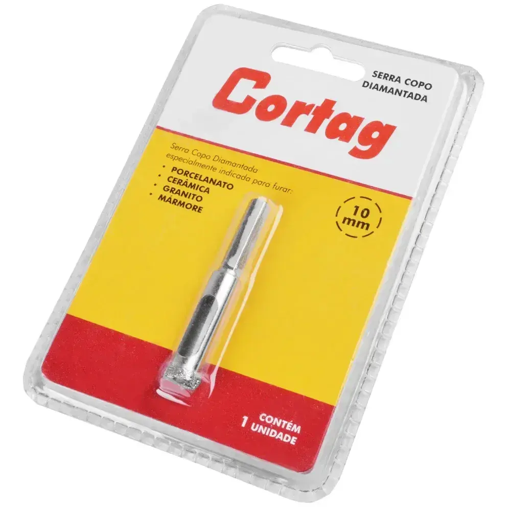 Serra copo diamantada 10MM 60886 Cortag — fotografia 6
