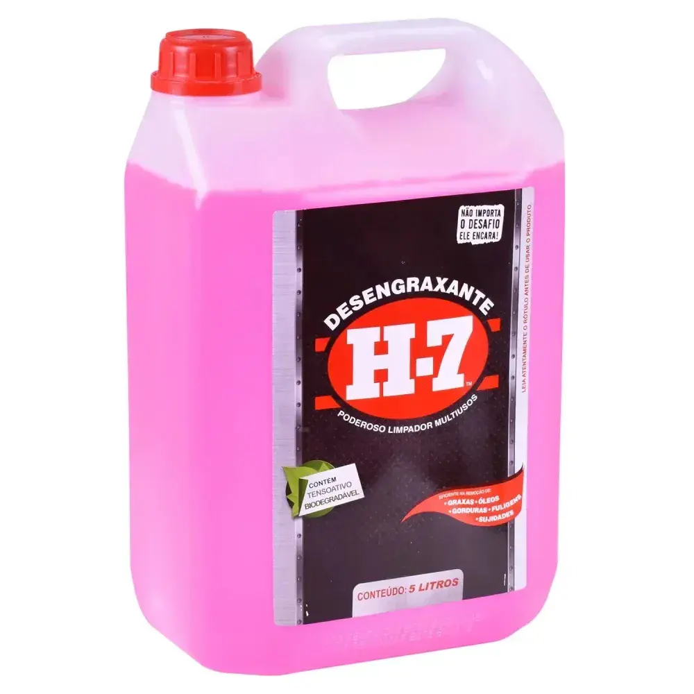 Desengraxante H7 limpeza pesada 5 litros — fotografia 5