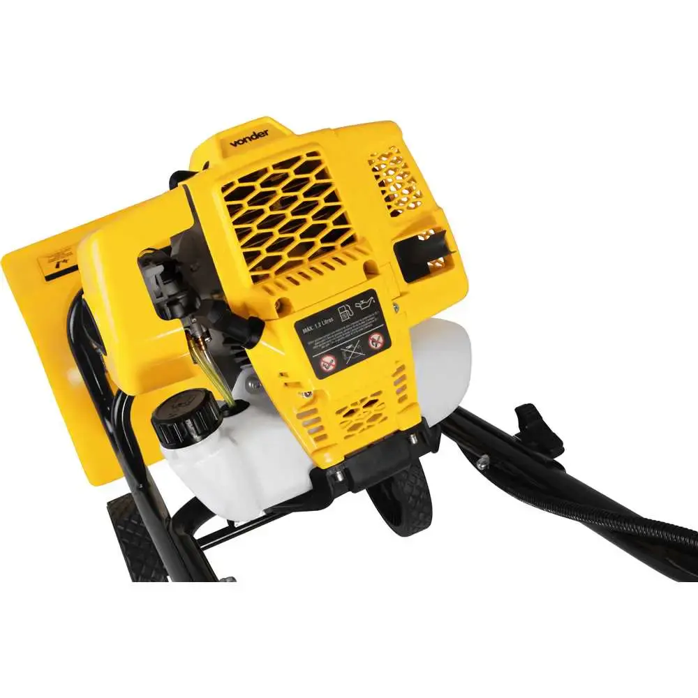 Motocultivador gasolina 1,9 HP 2T 52 CC rodas e enxadas MCV 190 Vonder — fotografia 4