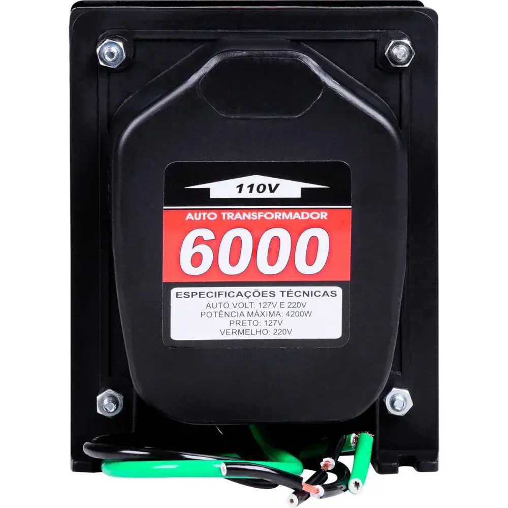 Autotransformador tripolar 6.000VA 4600W bivolt Kitec — fotografia 4
