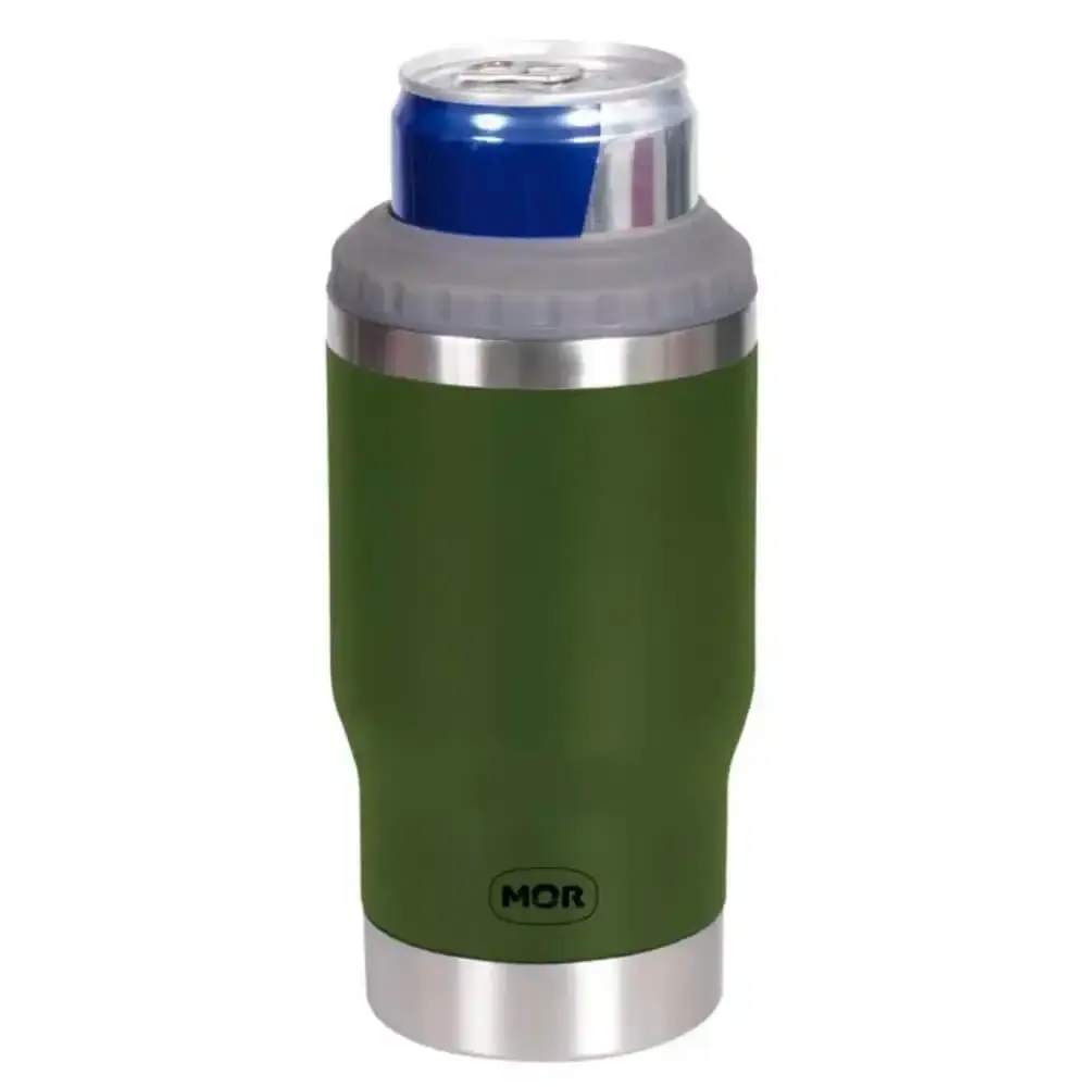 Copo térmico 5 em 1 verde 420 ML 8832 Mor — fotografia 8