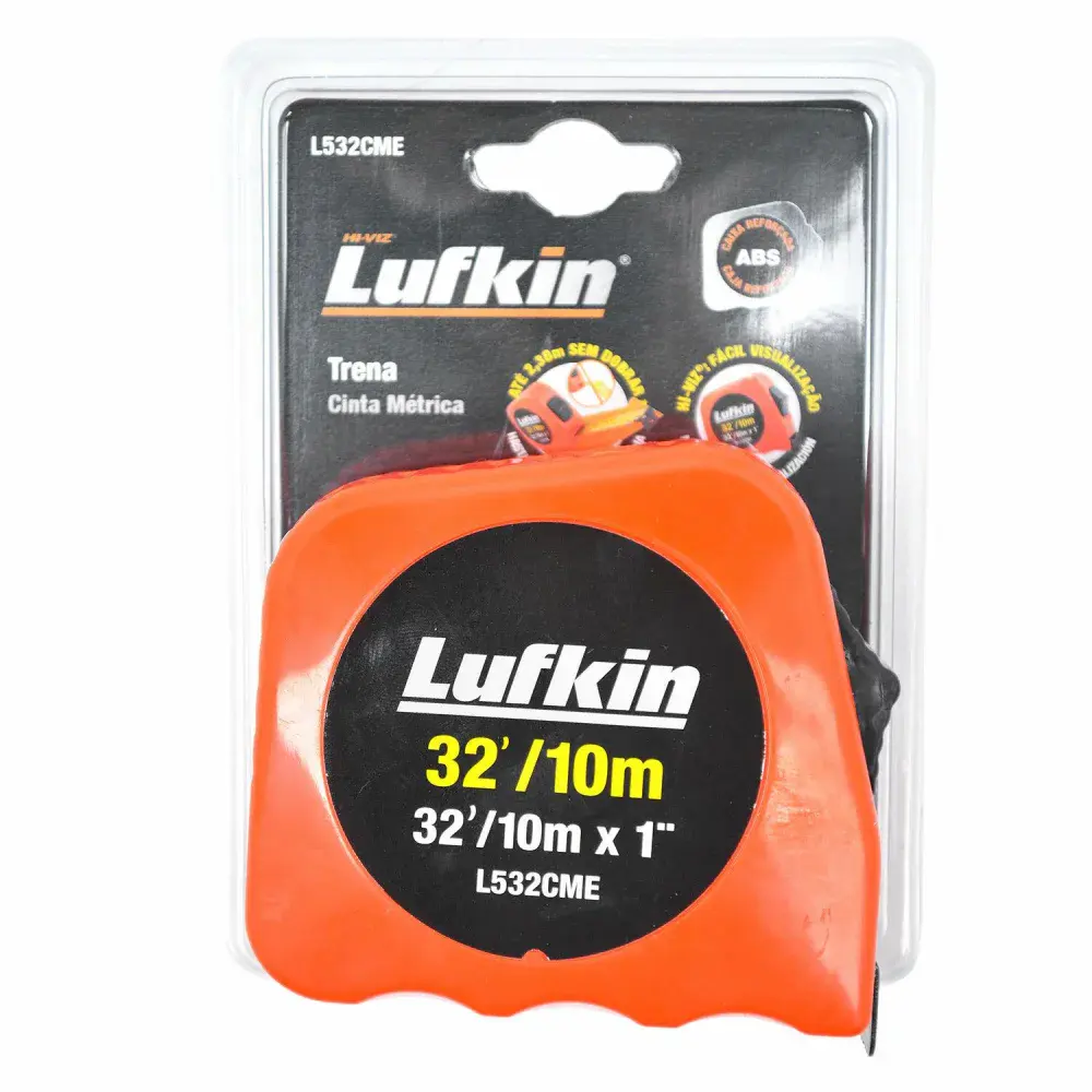 Trena fita de aço 32 pés L532CME série L500 Lufkin