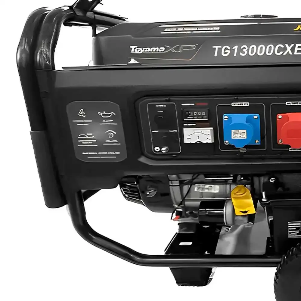 Gerador gasolina 13,75KVA com AVR trifásico 201-054 Toyama — fotografia 3