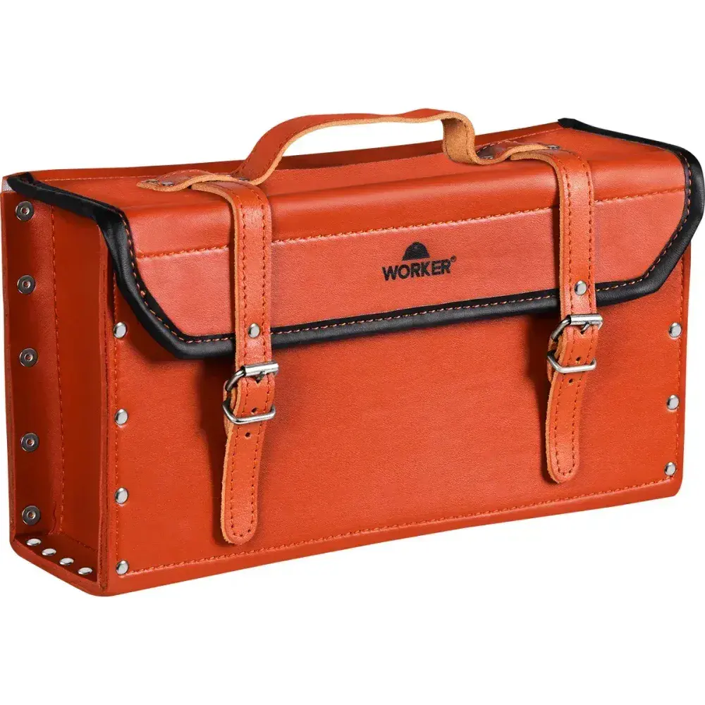 Maleta para ferramentas em couro 450X250X140MM Worker — fotografia 5