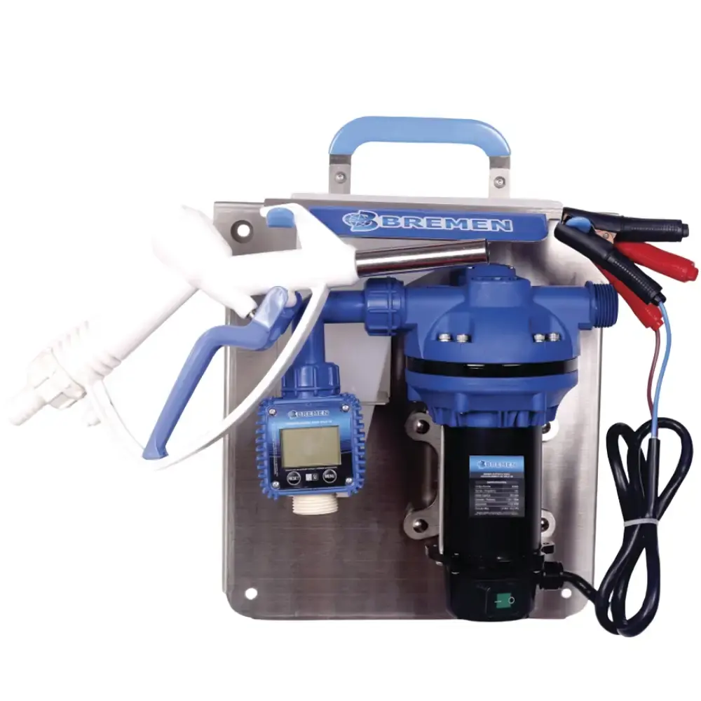Kit abastecimento para arla 12V 30 l/min com medidor e mangueira 6M Bremen — fotografia de referência