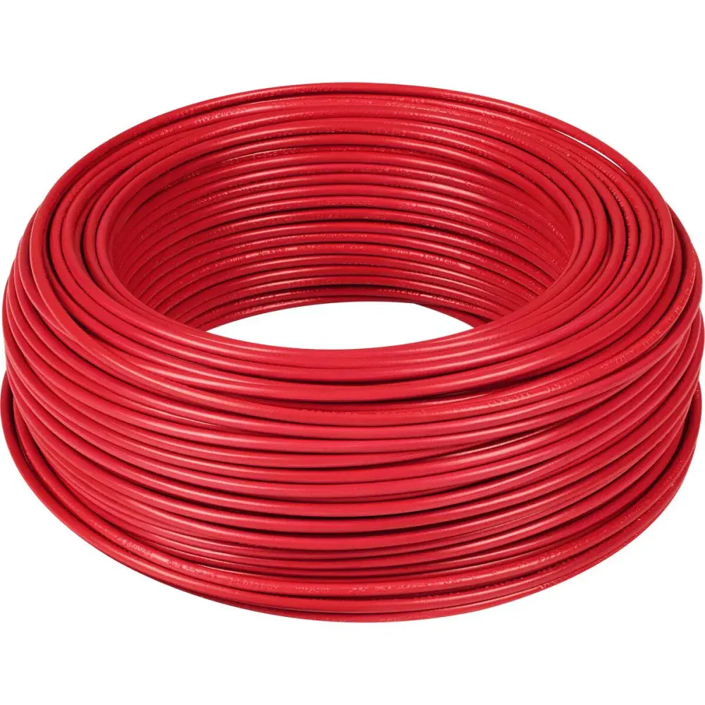 Cabo flexível 10MM 750V 100M vermelho Megatron — fotografia de referência