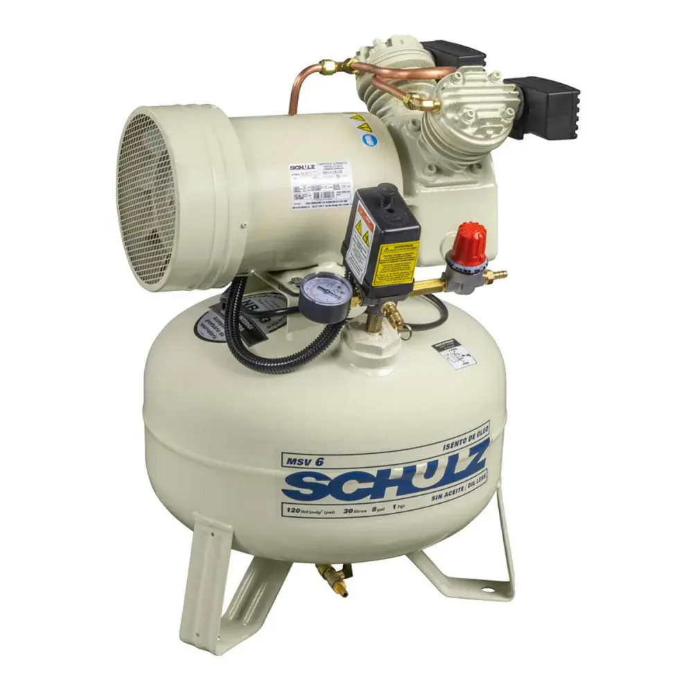 Motocompressor isento de óleo msv 127V 30L 1,5HP Schulz — fotografia de referência