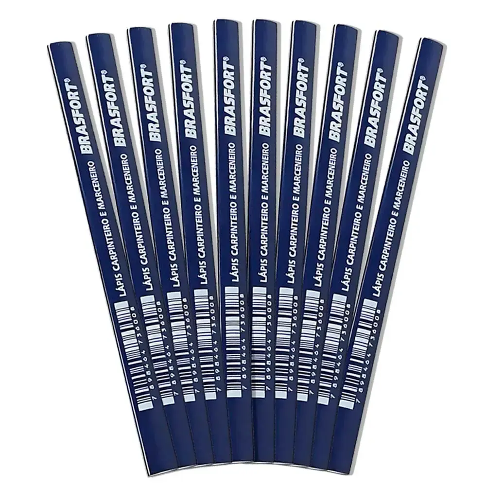 Lápis para carpinteiro 10 unidades 8262 Brasfort