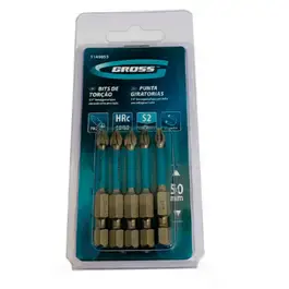 Bits phillips de torção PH2 50MM com 5 peças 1149055 Gross — fotografia 2