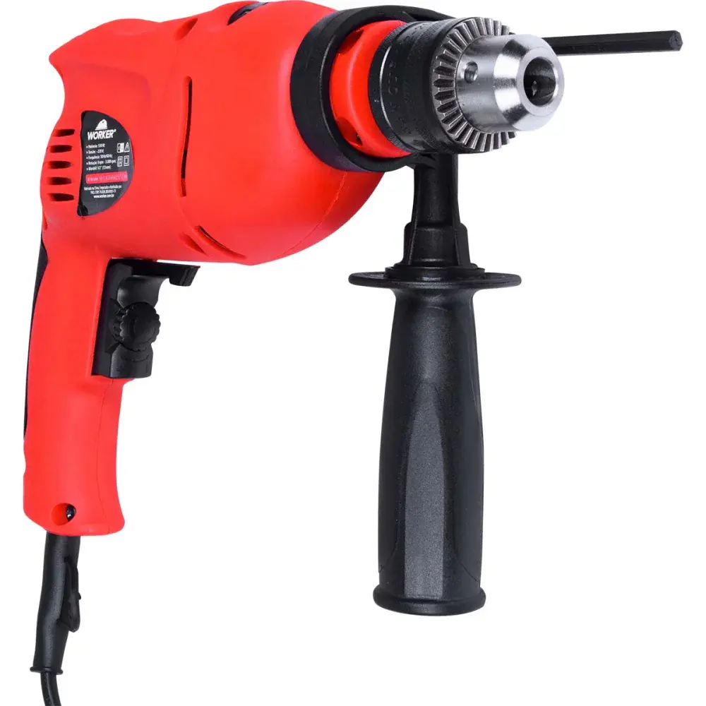 Furadeira de impacto FIW550 1/2” 3000RPM 550W Worker — fotografia 3