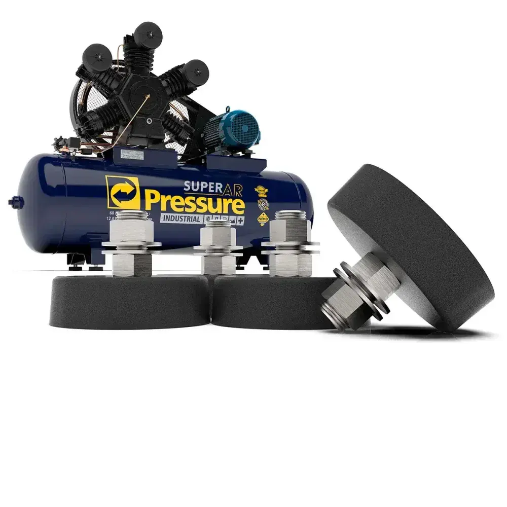 Amortecedor de vibração para compressor com 4 peç Pressure — fotografia 5