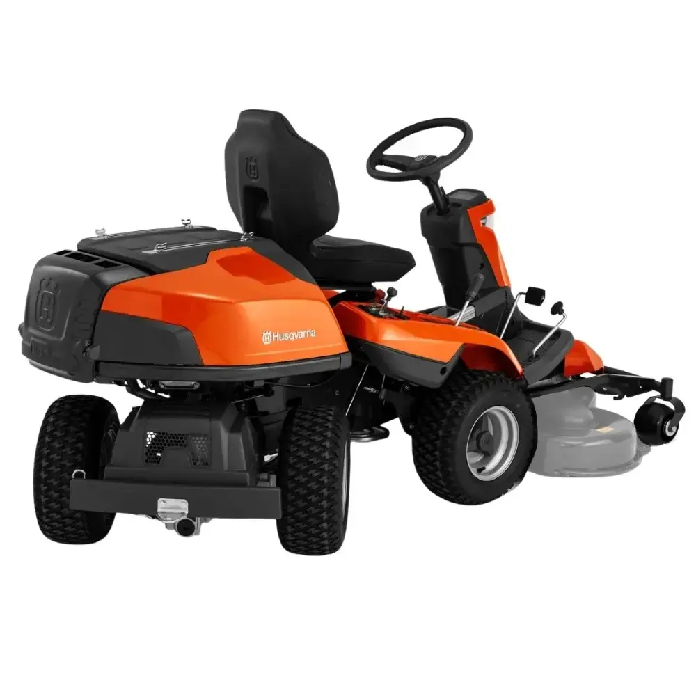 Trator cortador de grama a gasolina 14,2 HP sem plataforma R-316TX Husqvarna — fotografia 2