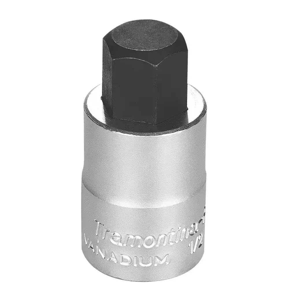 Soquete em aço cromo vanádio ponta hexagonal 17 mm - encaixe 1/2 Tramontina 44845117 — fotografia 3