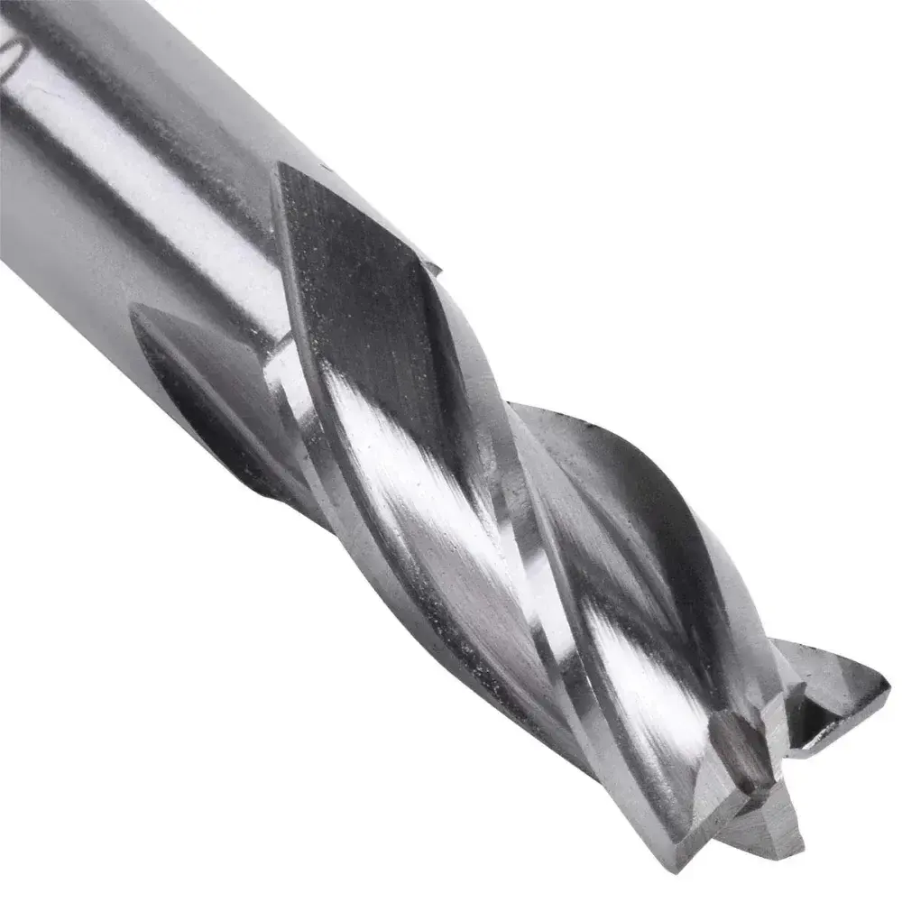 Fresa de topo reto aço rápido 10MM haste 10MM Worker — fotografia 11