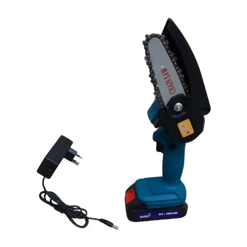 Mini motosserra à bateria bivolt 24V 600W iwmmsb ImportWay