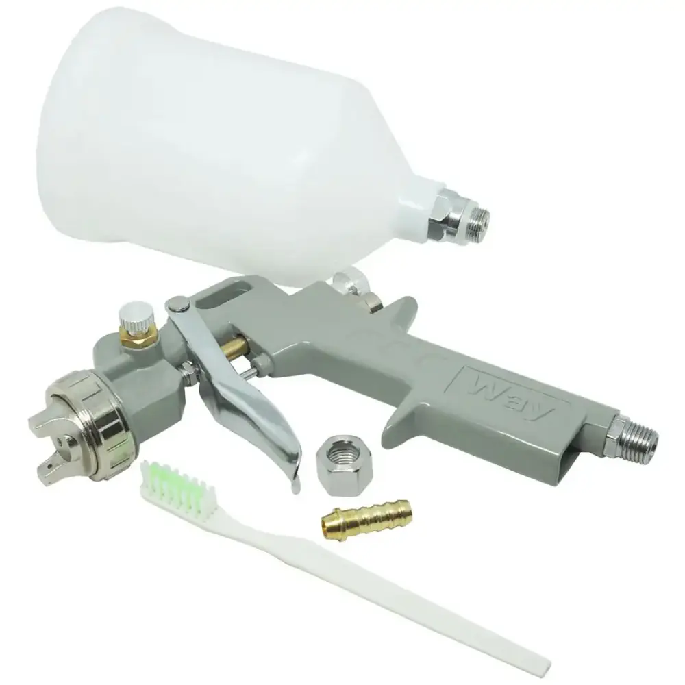 Pistola de pintura gravidade bico 1,5 MM 600ML EVPPG600-1B Evald — fotografia de referência