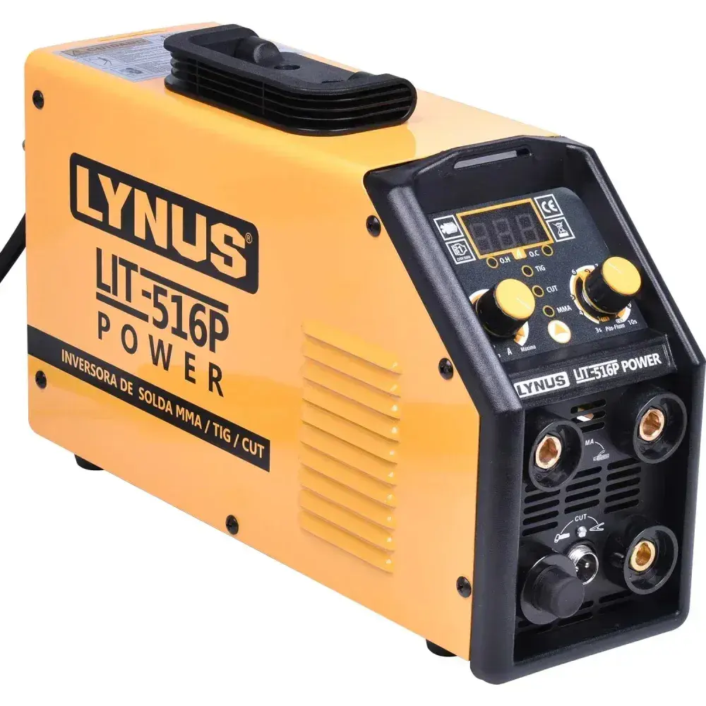 Inversor de solda multi-processos LIT-516P power 220V Lynus — fotografia 12