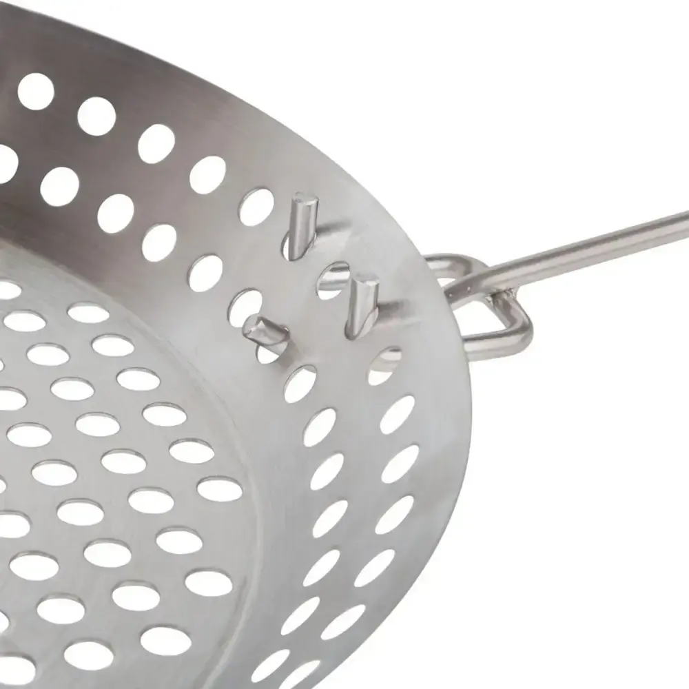 Frigideira inox 30 CM para grelhar 2 em 1 Mor — fotografia 5