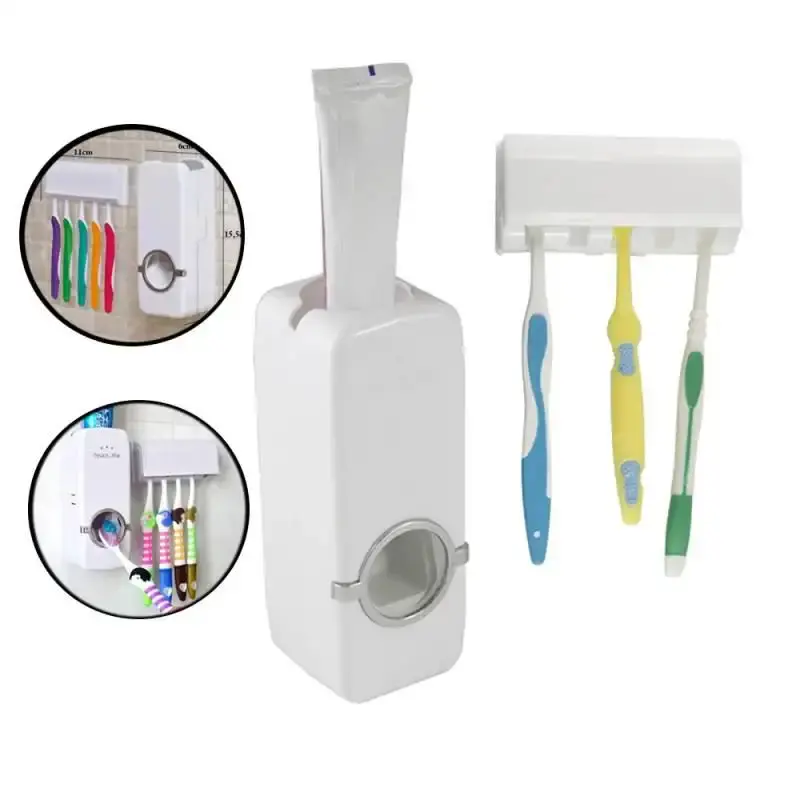 Dispenser à vácuo para creme dental com suporte para escovas DP-95 Western — fotografia de referência