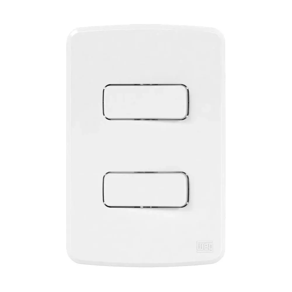 Interruptor 2TS linha composé 4X2 branco 10A da WEG — fotografia de referência