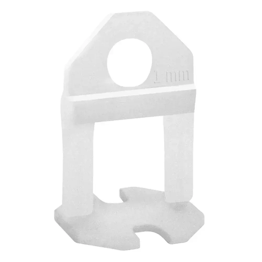 Espaçador nivelador de piso fit 100 peç 1MM nivela piso — fotografia 2