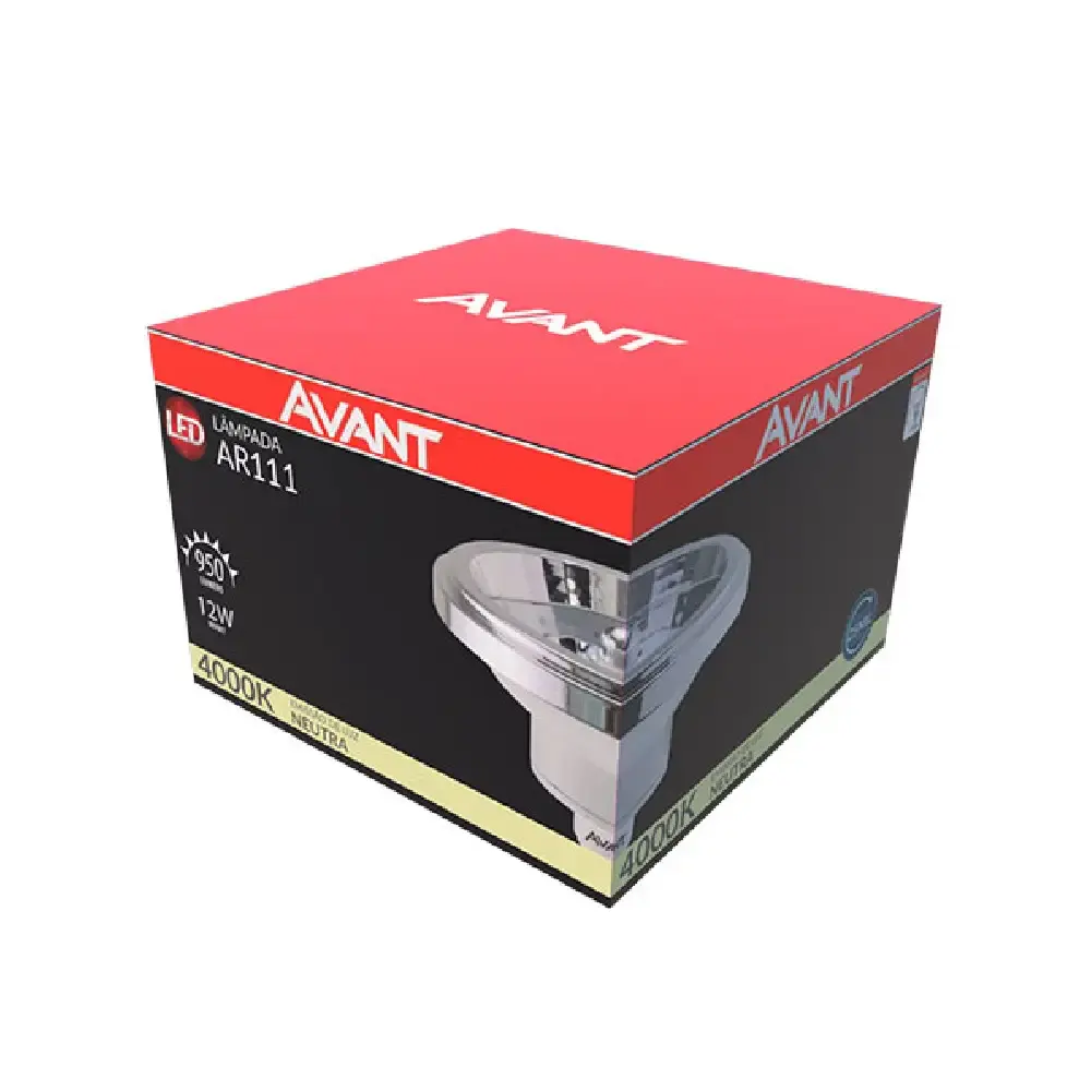 Lâmpada led AR111 GU10 12W 24° 12W 4000K bivolt Avant — fotografia 3