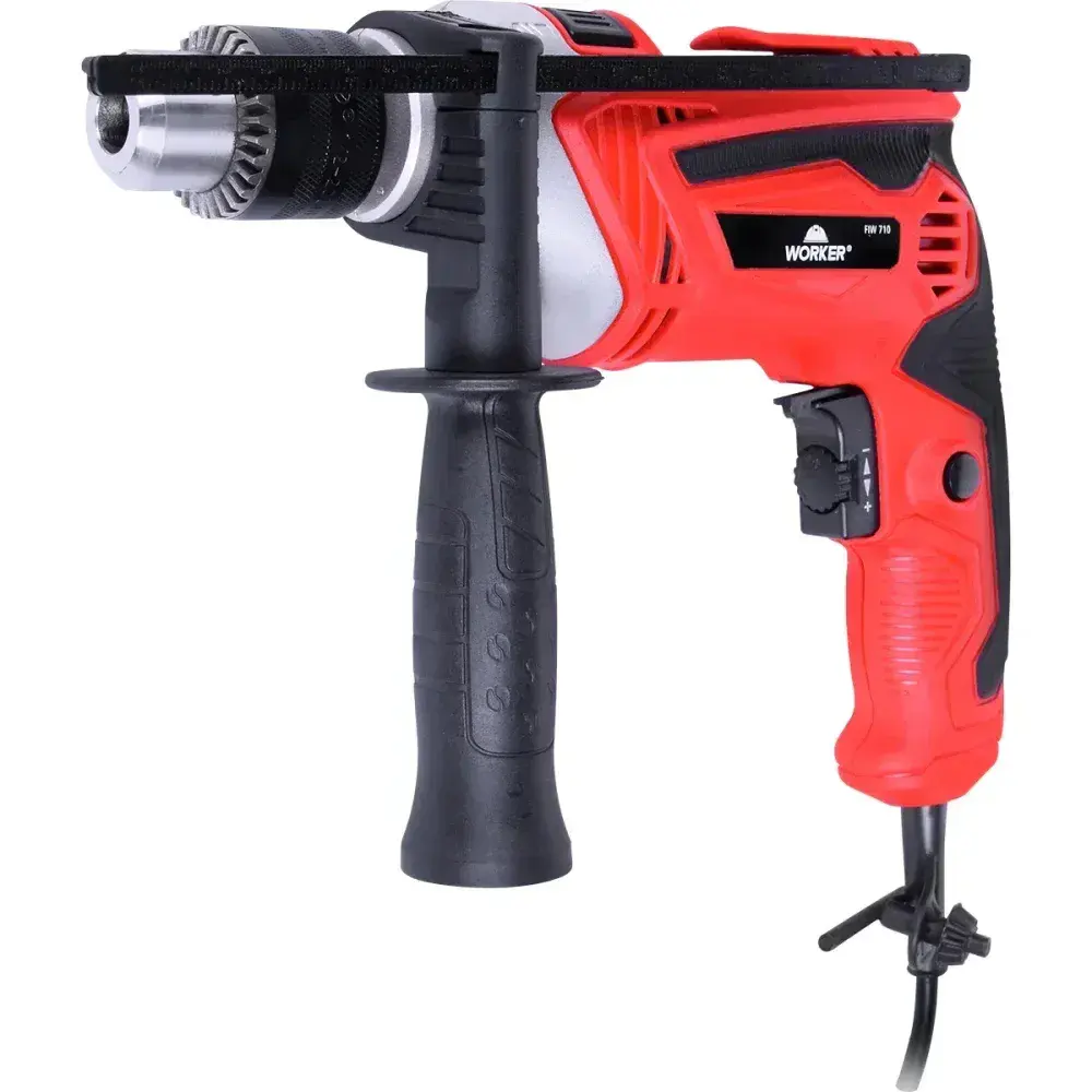 Furadeira de impacto 1/2 13MM 3000RPM 710W 127V Worker — fotografia 9
