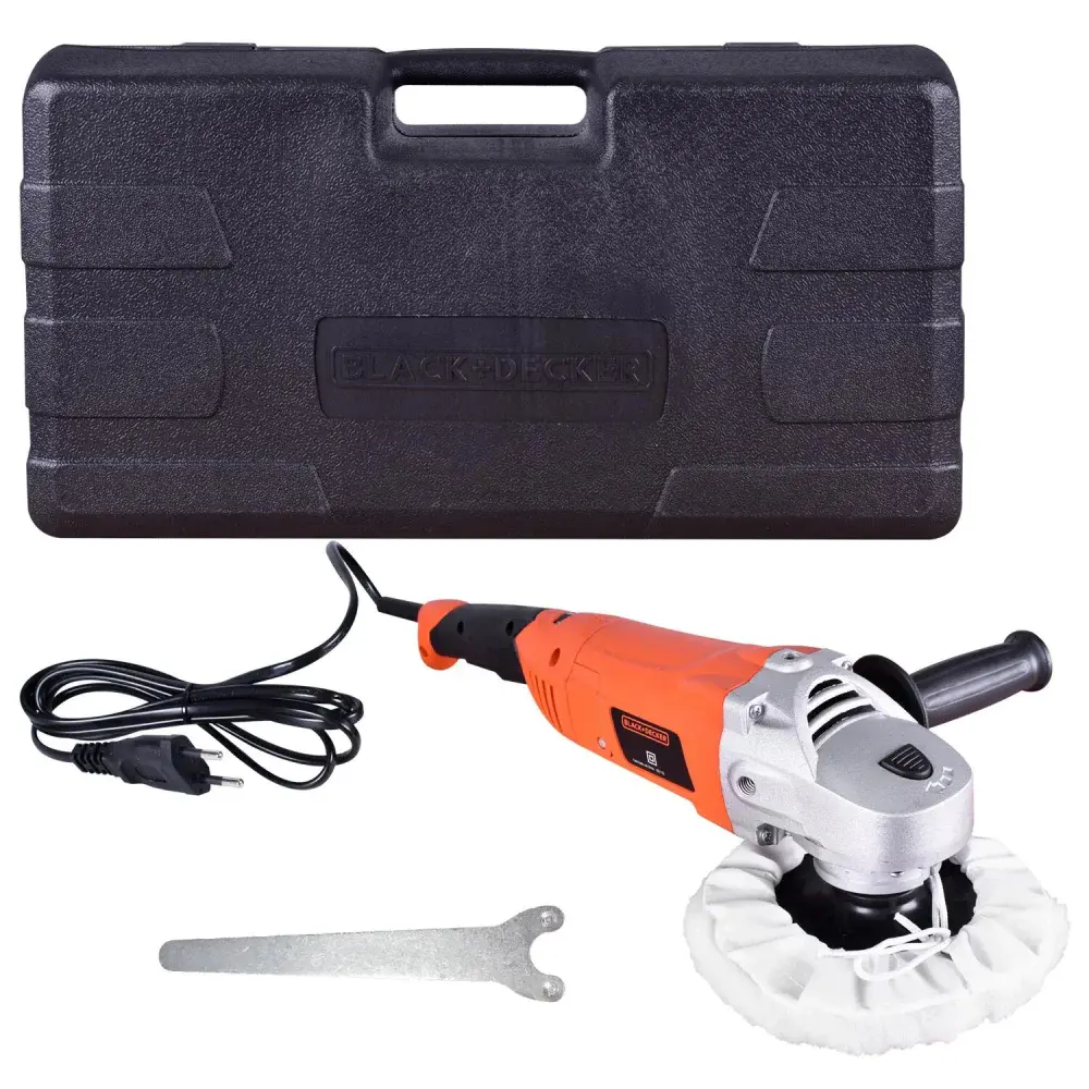 Politriz angular com acessórios 7 1.300W 127V blackdecker Black & Decker — fotografia 7
