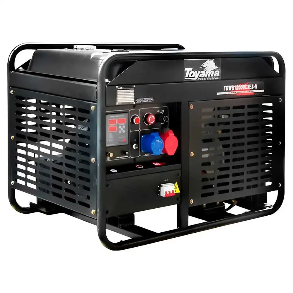 Gerador diesel 12,5KVA trifásico 380V TDWG12000CXE3-N Toyama — fotografia de referência
