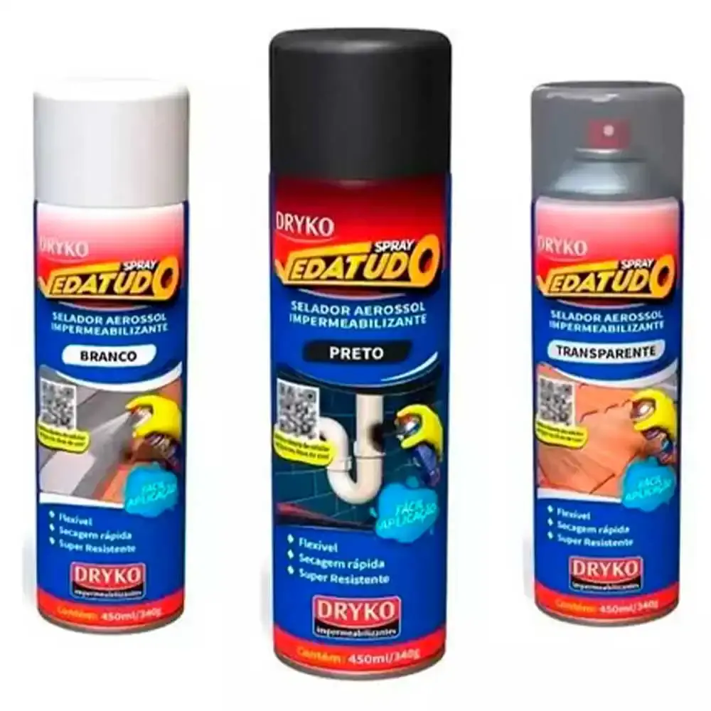 Spray 400ML emborrachado impermeabilizante Dryko — fotografia de referência