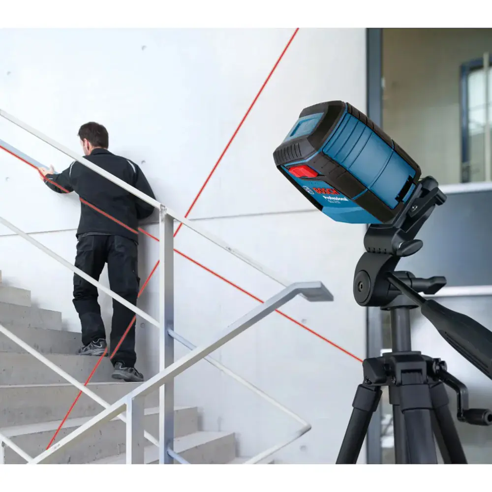 Nível a laser gll 2-12 1/4 12M vermelho com suporte Bosch — fotografia 12