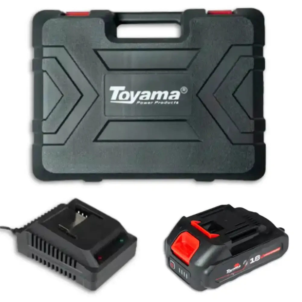 Furadeira de impacto 1/2 POL 18V com bateria e carregador bivolt 800-102M Toyama — fotografia 7