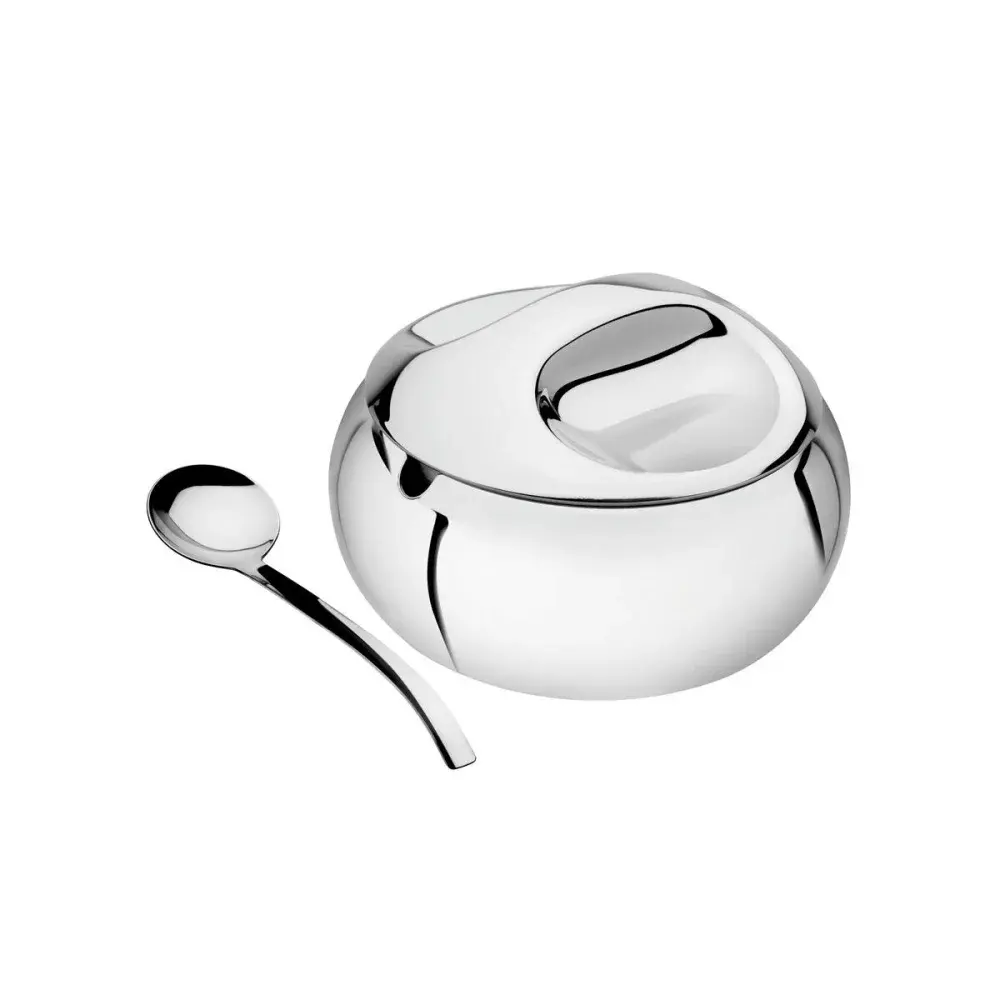 Açucareiro aço inox com colher 64400500 Tramontina — fotografia de referência