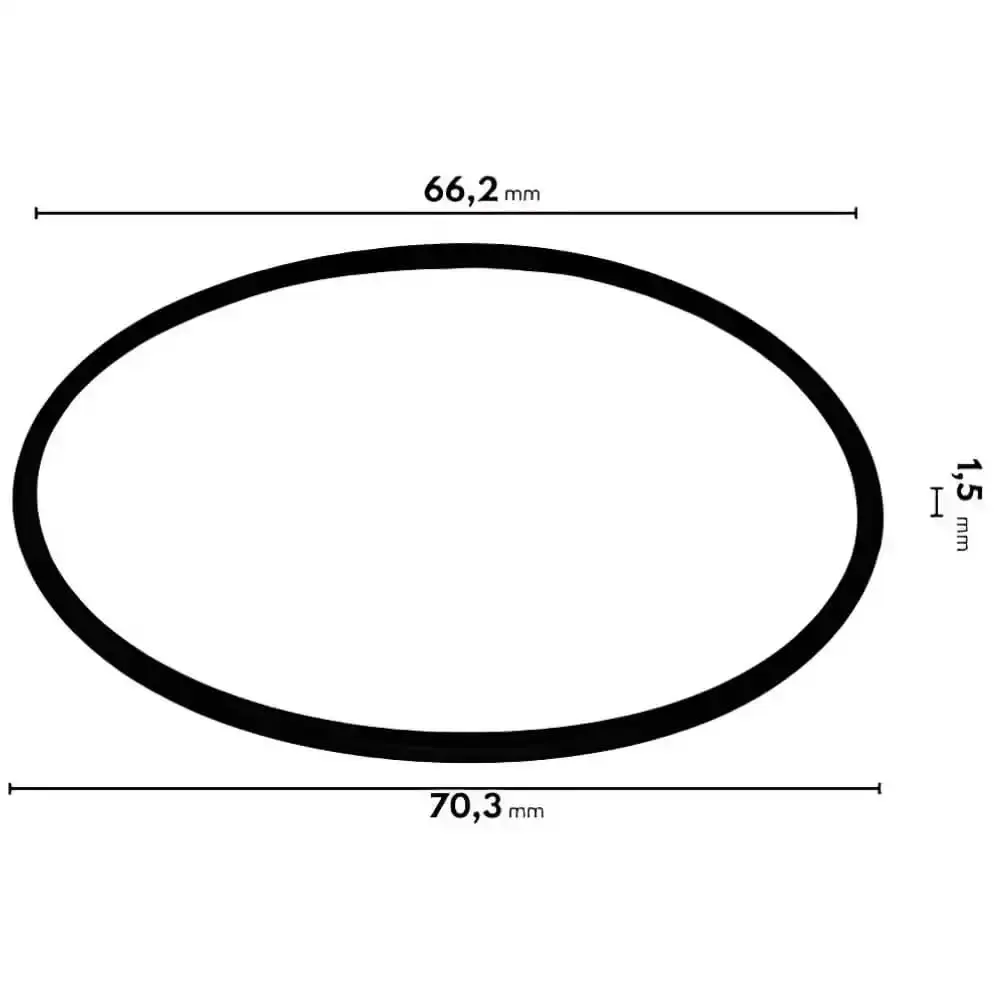 Anel O-Ring 65 x 1,6 MM NBR70 para Lavadora K3, K4 e K5 com 50 Unidades KARCHER — fotografia 4