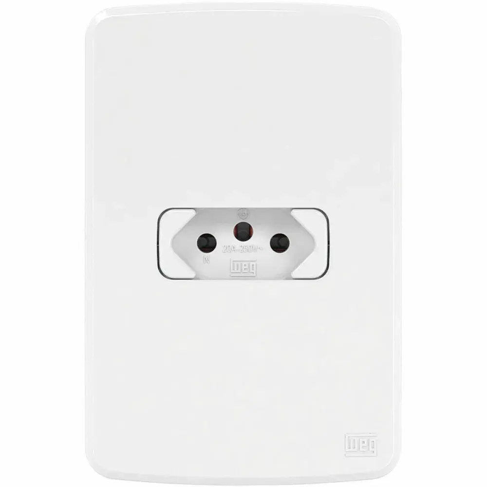 Tomada composé 20A branco WEG — fotografia de referência
