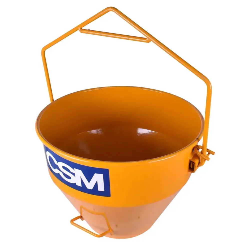 Caçamba para guinchos amarela com tripé 50L CSM — fotografia 9