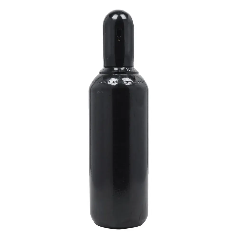 Cilindro oxigênio 7 LITROS1 kg preto mat cilindros