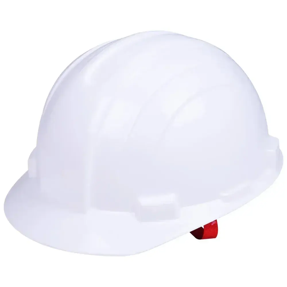 Capacete branco de proteção industrial max Worker — fotografia 7
