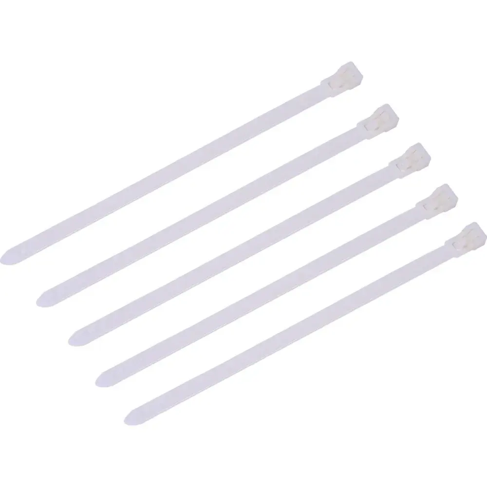 Abraçadeira com trava 200 x 7,6MM branca 20 peças Worker — fotografia de referência