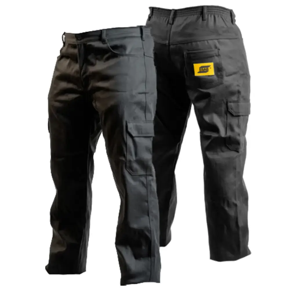 Calça soldador retardante de chamas HD black Esab GG — fotografia de referência