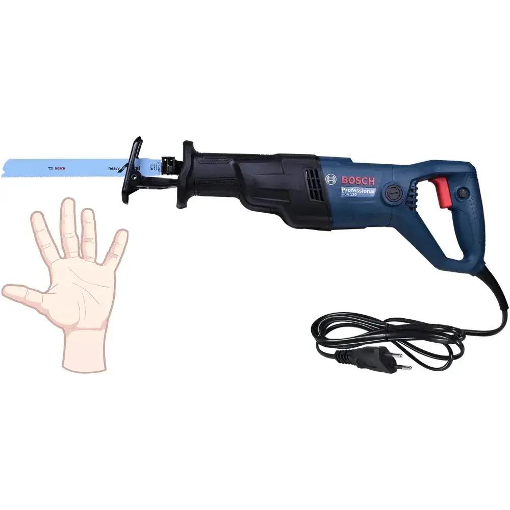 Serra sabre elétrica GSA120 3000CPM 1200W Bosch — fotografia 10