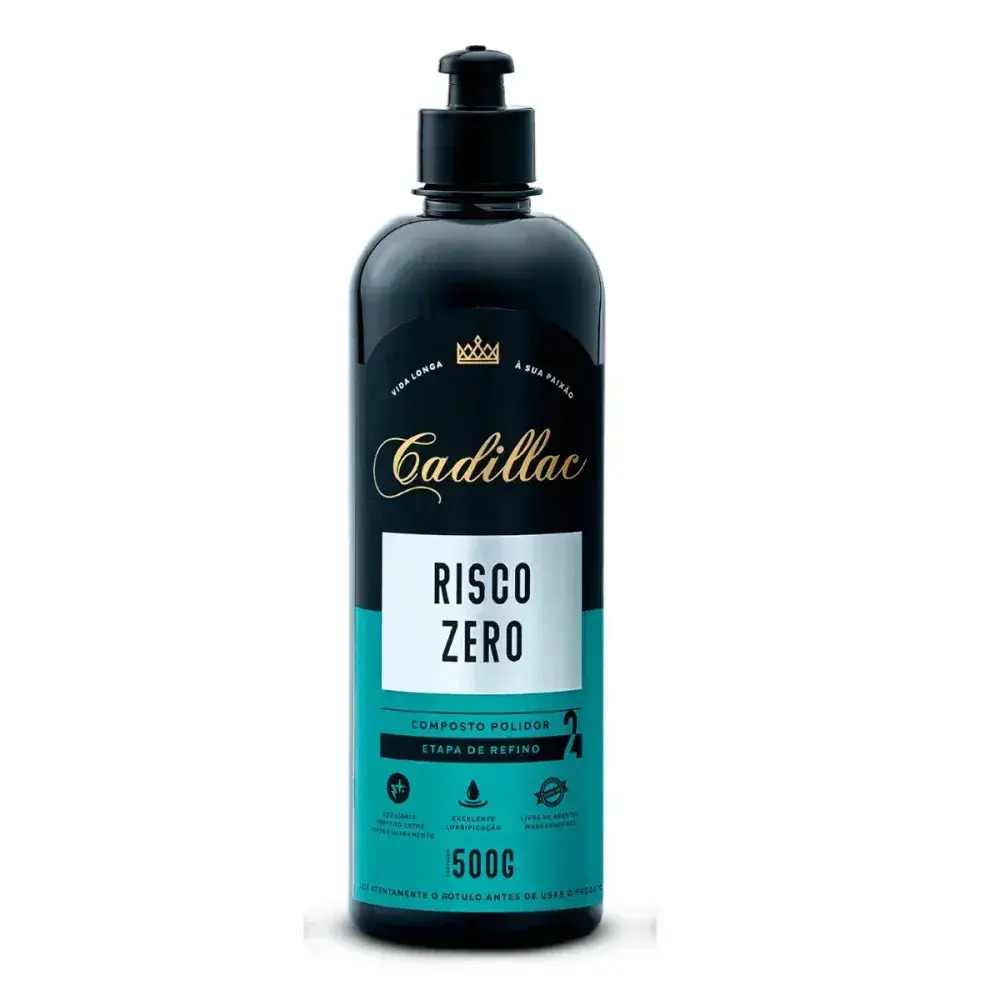Composto polidor para corte risco zero refino 500G Cadillac — fotografia 2