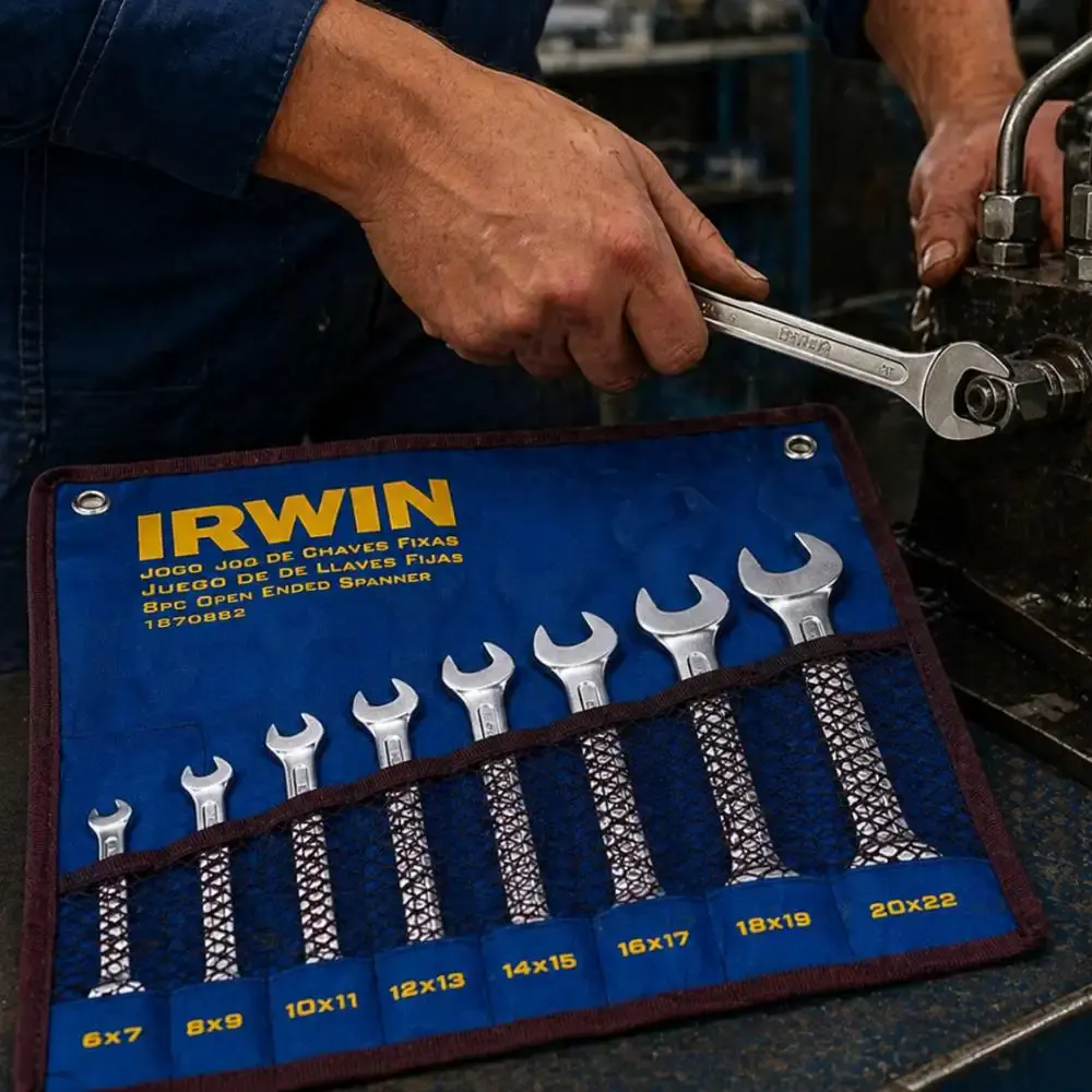 Jogo de chave fixa 0,6 a 2,2CM 8 peças Irwin — fotografia 5