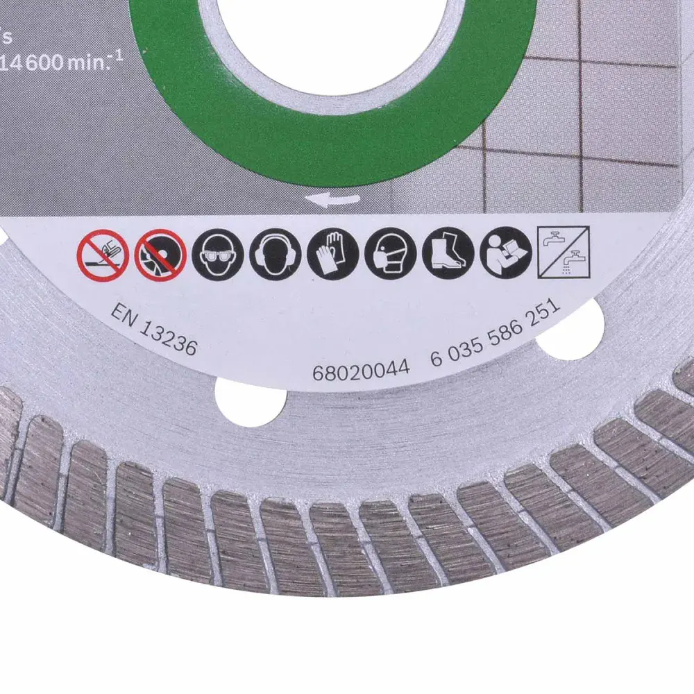 Disco diamantado expert turbo para porcelanato 105MM 20MM Bosch — fotografia 3