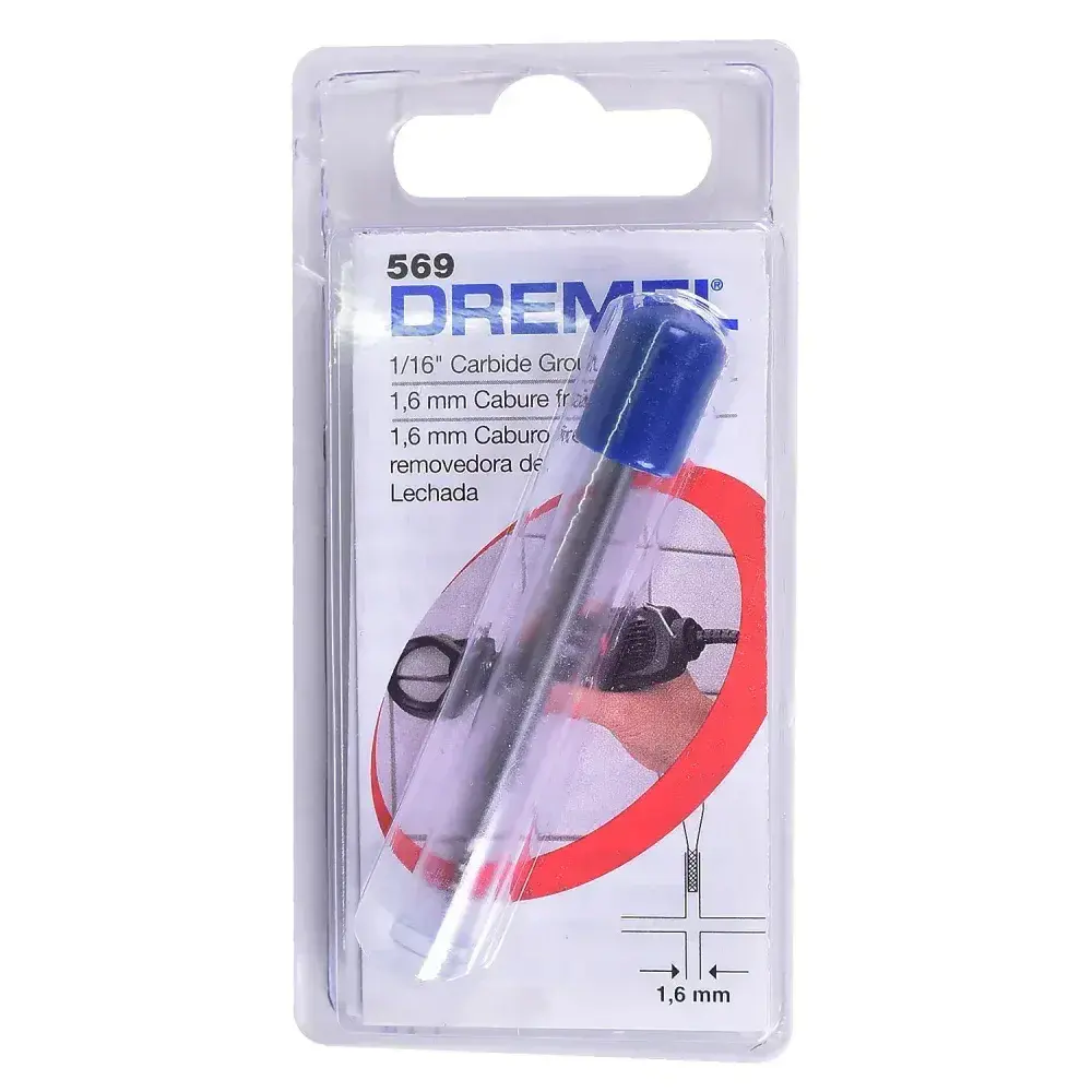 Broca de corte removedora de rejunte 1/16 569 Dremel — fotografia 10