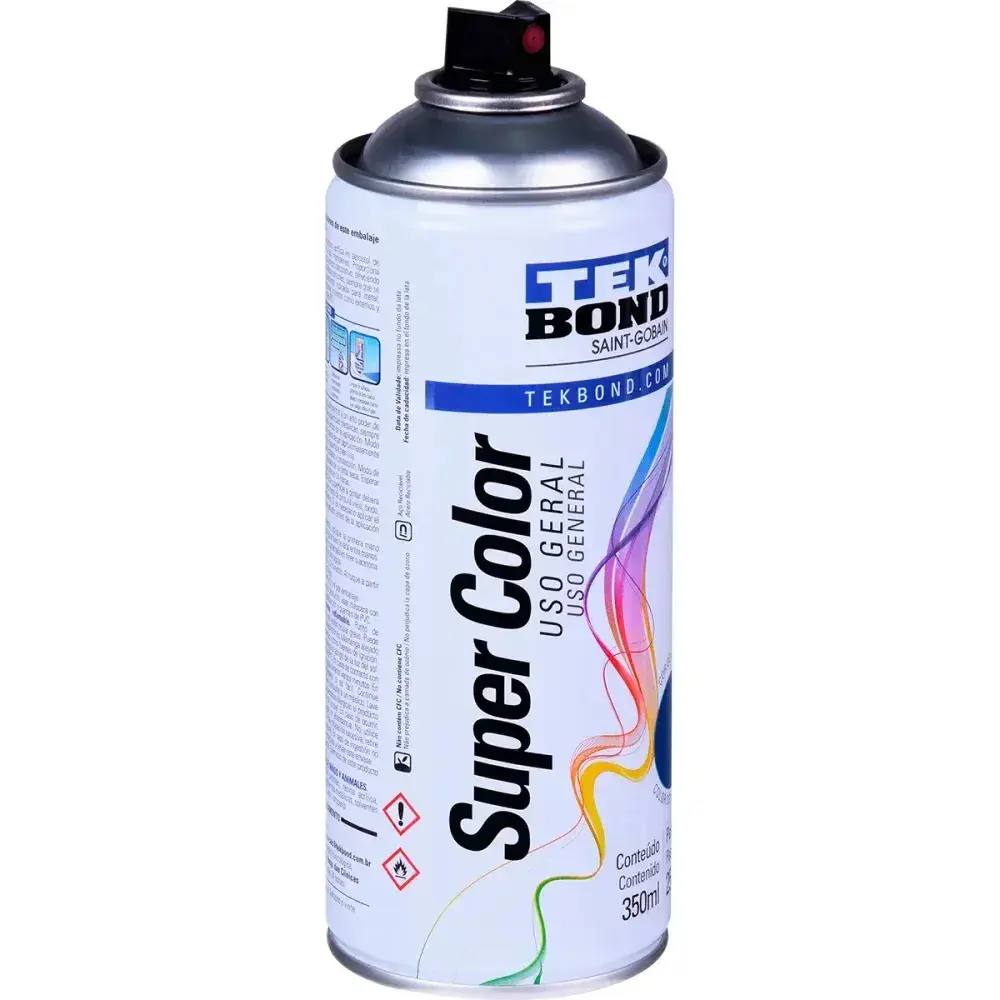 Tinta spray uso geral azul-escuro 350ML Tekbond — fotografia 7