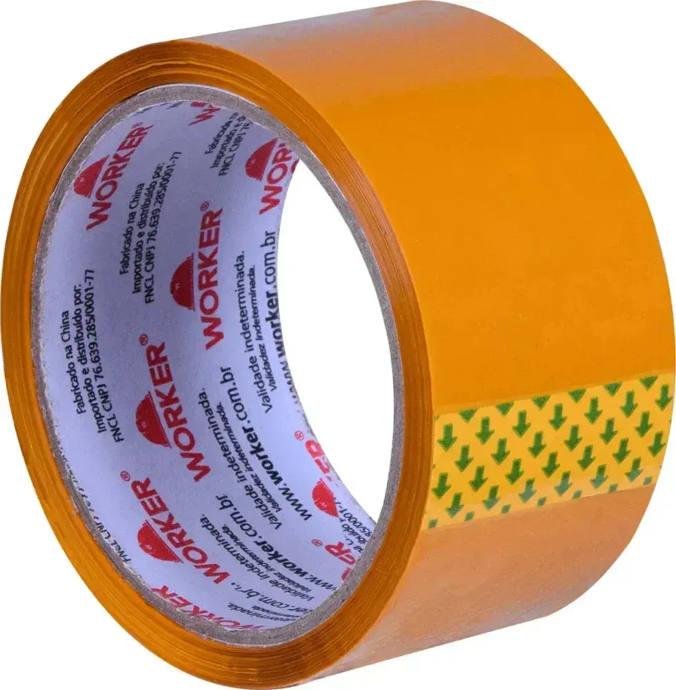 Fita de empacotamento 48MM x 45M marrom Worker — fotografia 5
