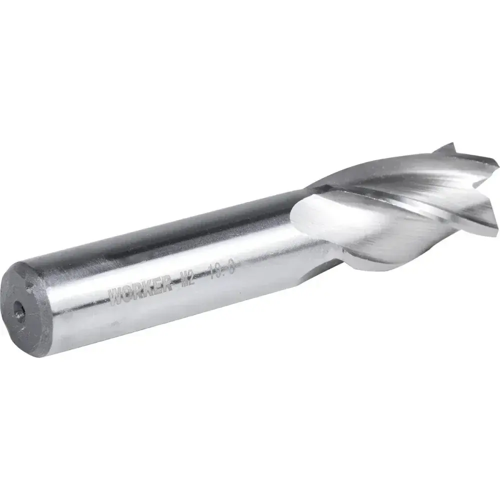 Fresa de topo reto aço rápido 19MM haste 16MM Worker — fotografia 9