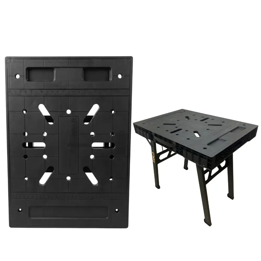 Bancada de trabalho portátil multiuso até 750 KG dobrável 85X60X79CM Evald — fotografia 8